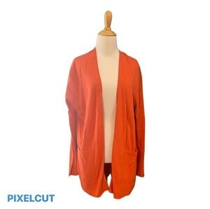 Madewell cardigan sweater orange